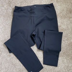 Black full length Athleta leggings, size medium.